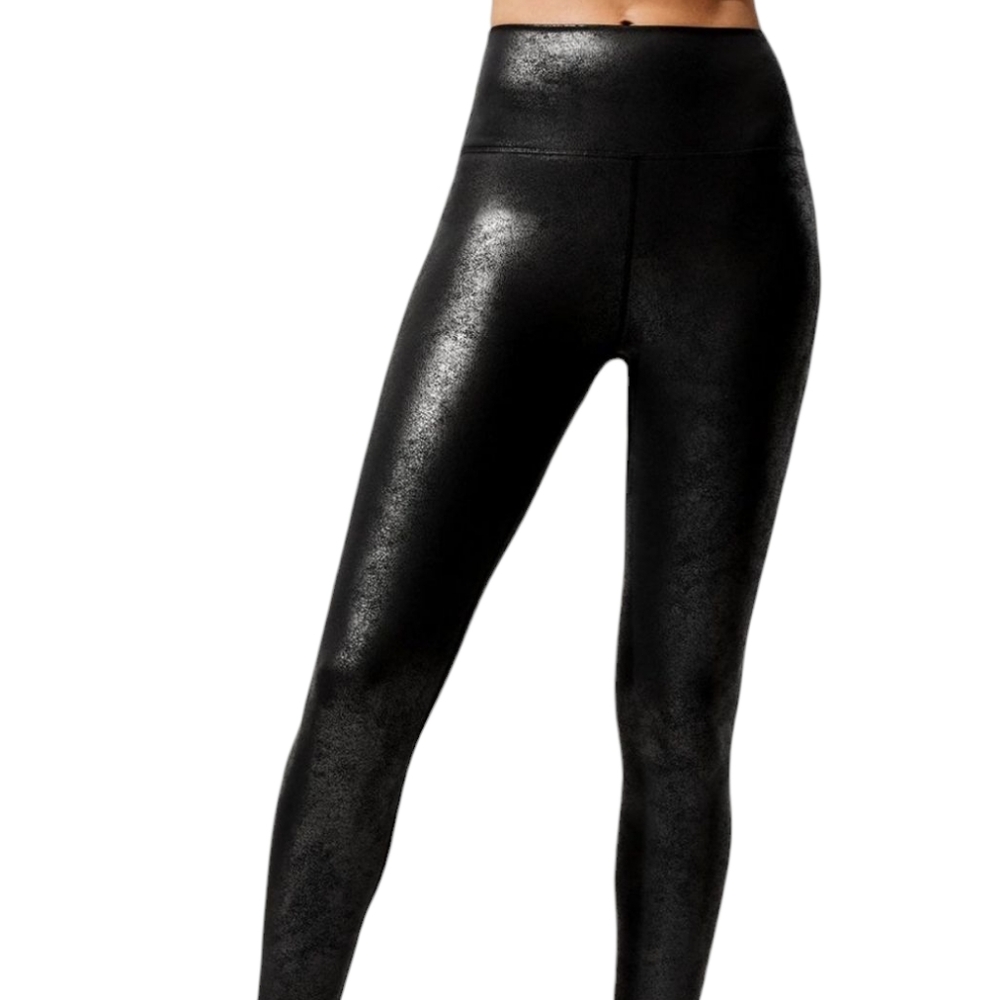 High-Waisted Black Leggings